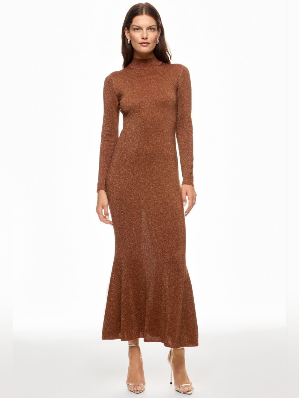 Ronny Kobo x RTR Sheer Metallic Dress Size L